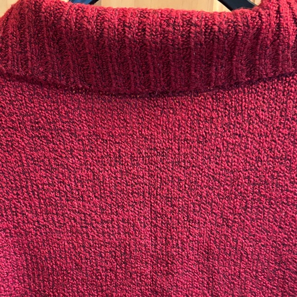 Carolyn Taylor Women's Red Cowl Neck Sweater - Picture 8 of 14
